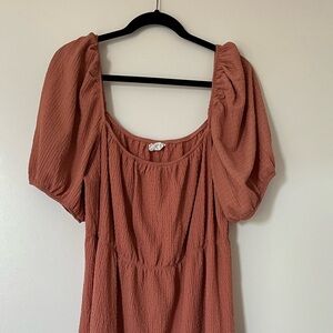 Primark Puff Sleeve A-Line Dress